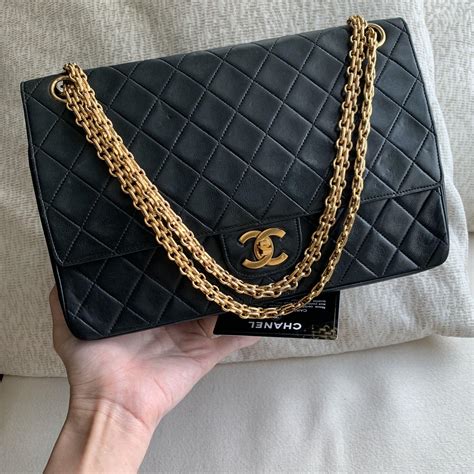 chanel wide chain flap bag|chanel classic flap 2022.